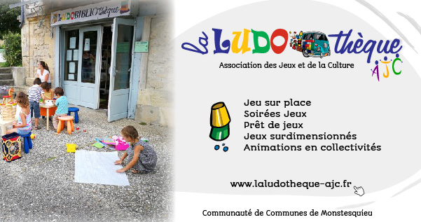 ludotheque ajc isle saint georges montesquieu bordeaux jouets ess webdesign la toile numerique